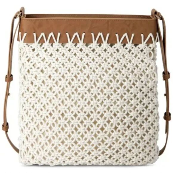 Macreme Inc Crossbody Bag Purse Vintage Y2K Handbag Boho Bohemian Knit - Picture 2 of 14